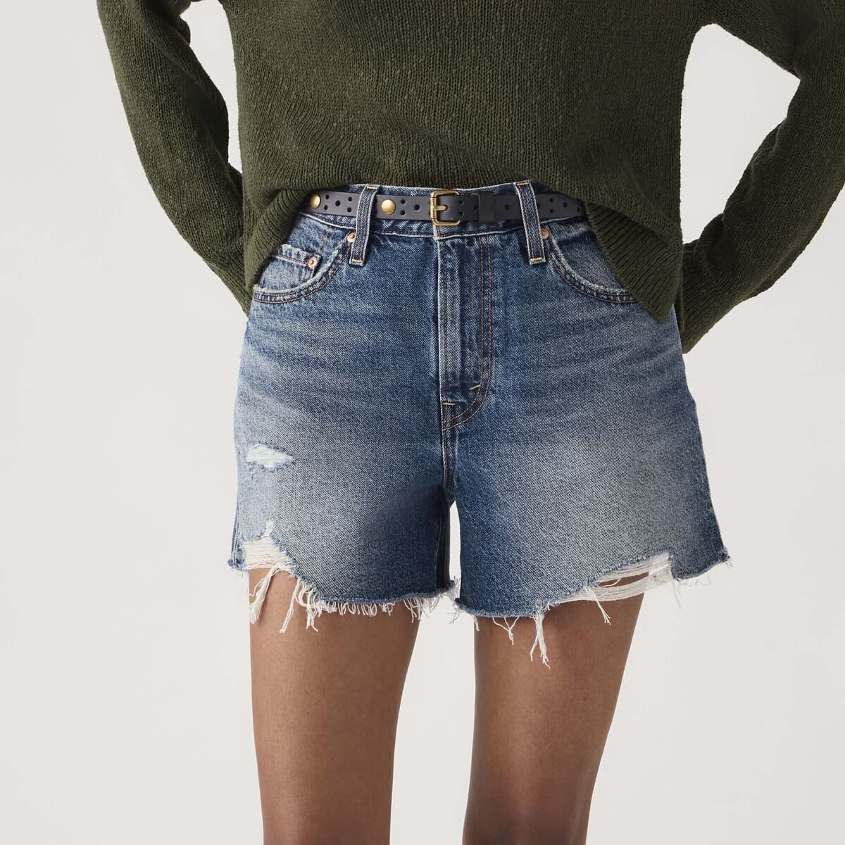 Women's Shorts Levis Blue