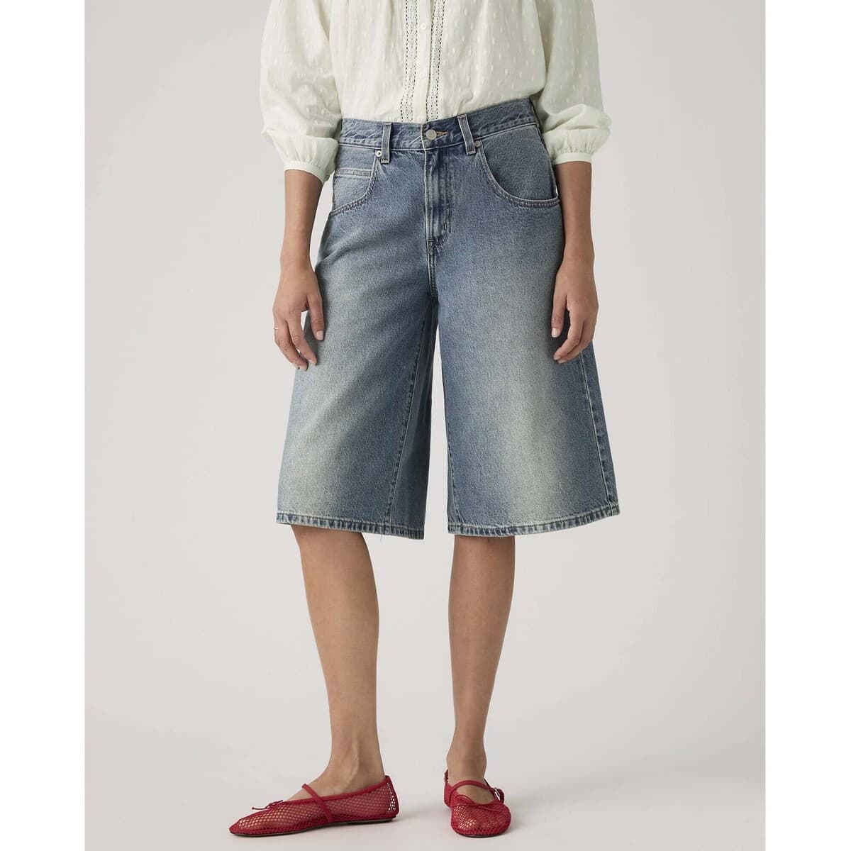 Women's Shorts Levis Blue