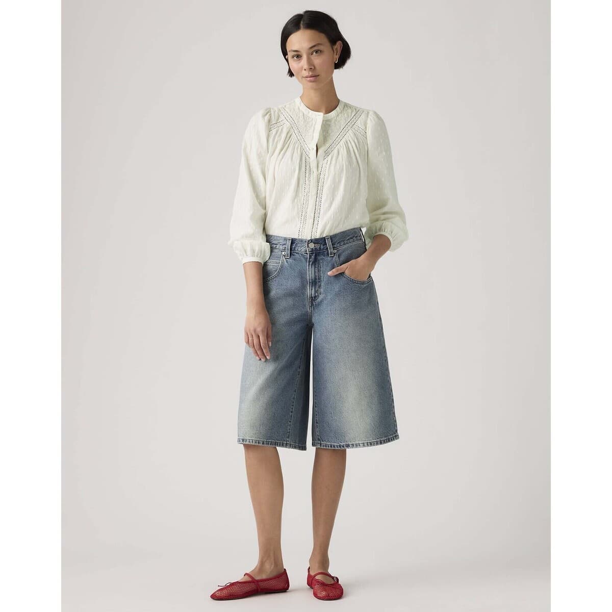 Women's Shorts Levis Blue