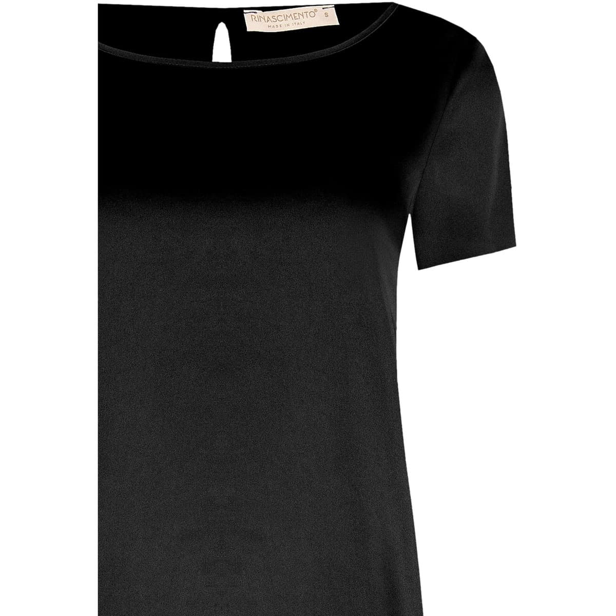 Women's T-Shirts Rinascimento Black