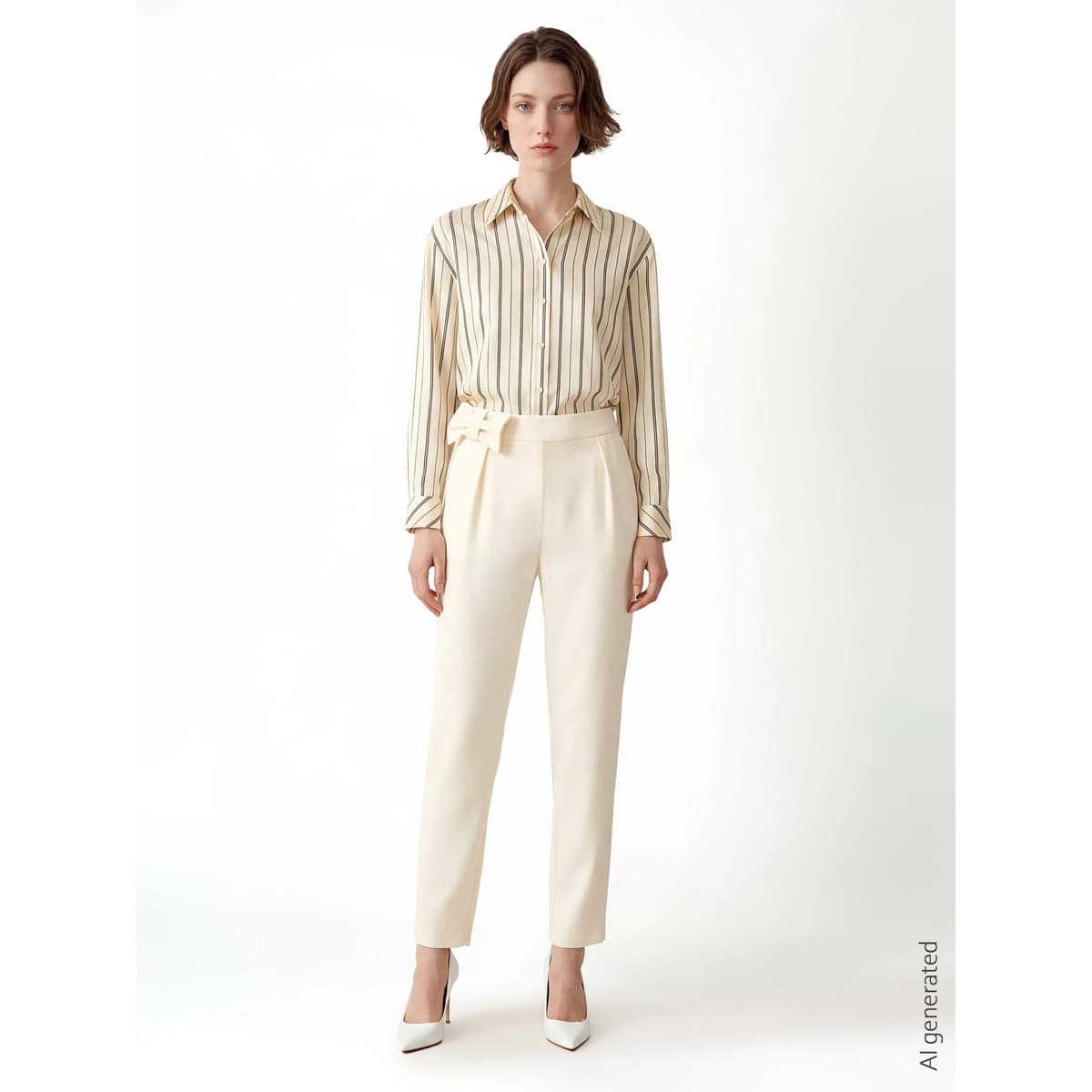 Women's Pants Rinascimento Beige