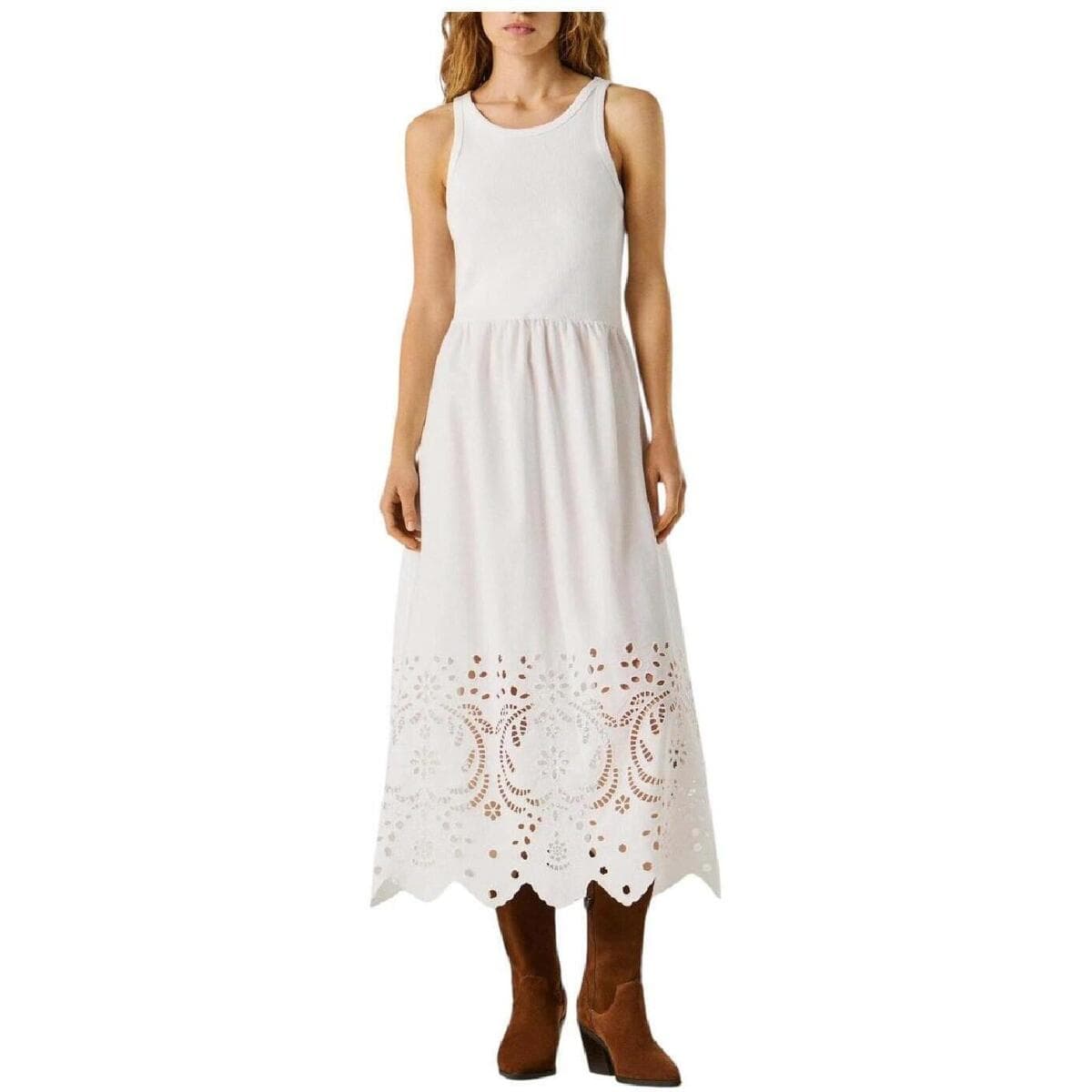 Women's Dresses Pepe Jeans White