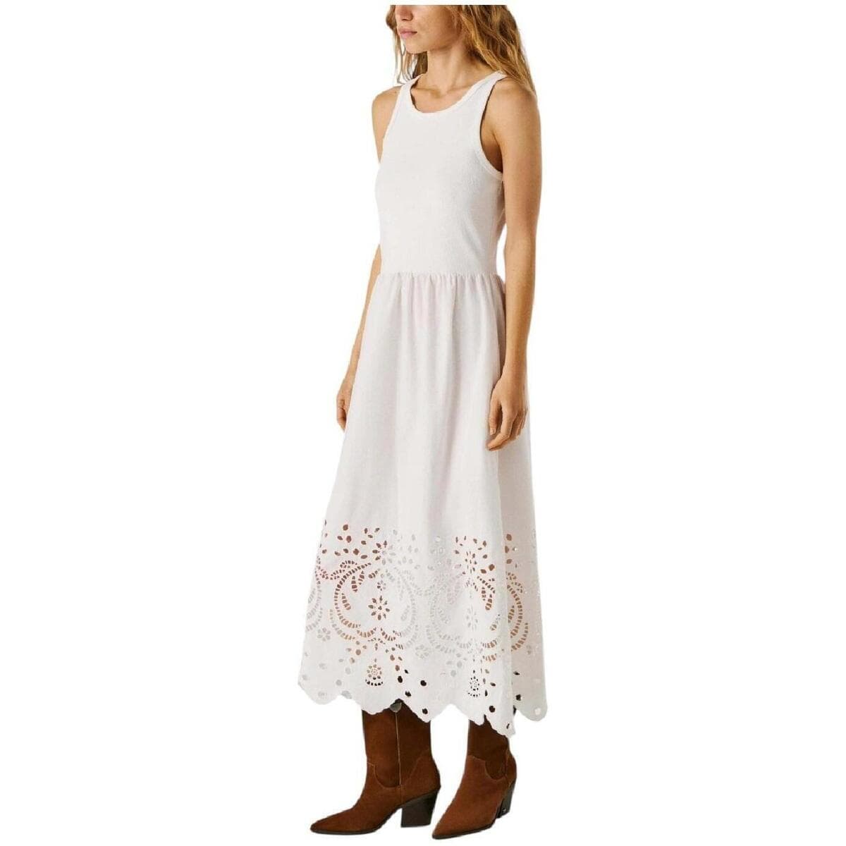 Women's Dresses Pepe Jeans White