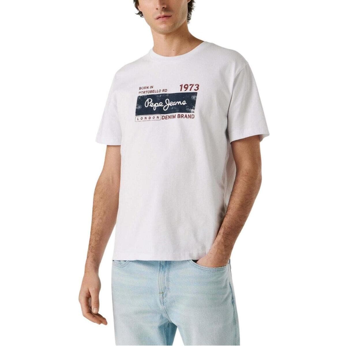 Men's T-Shirts Pepe Jeans White