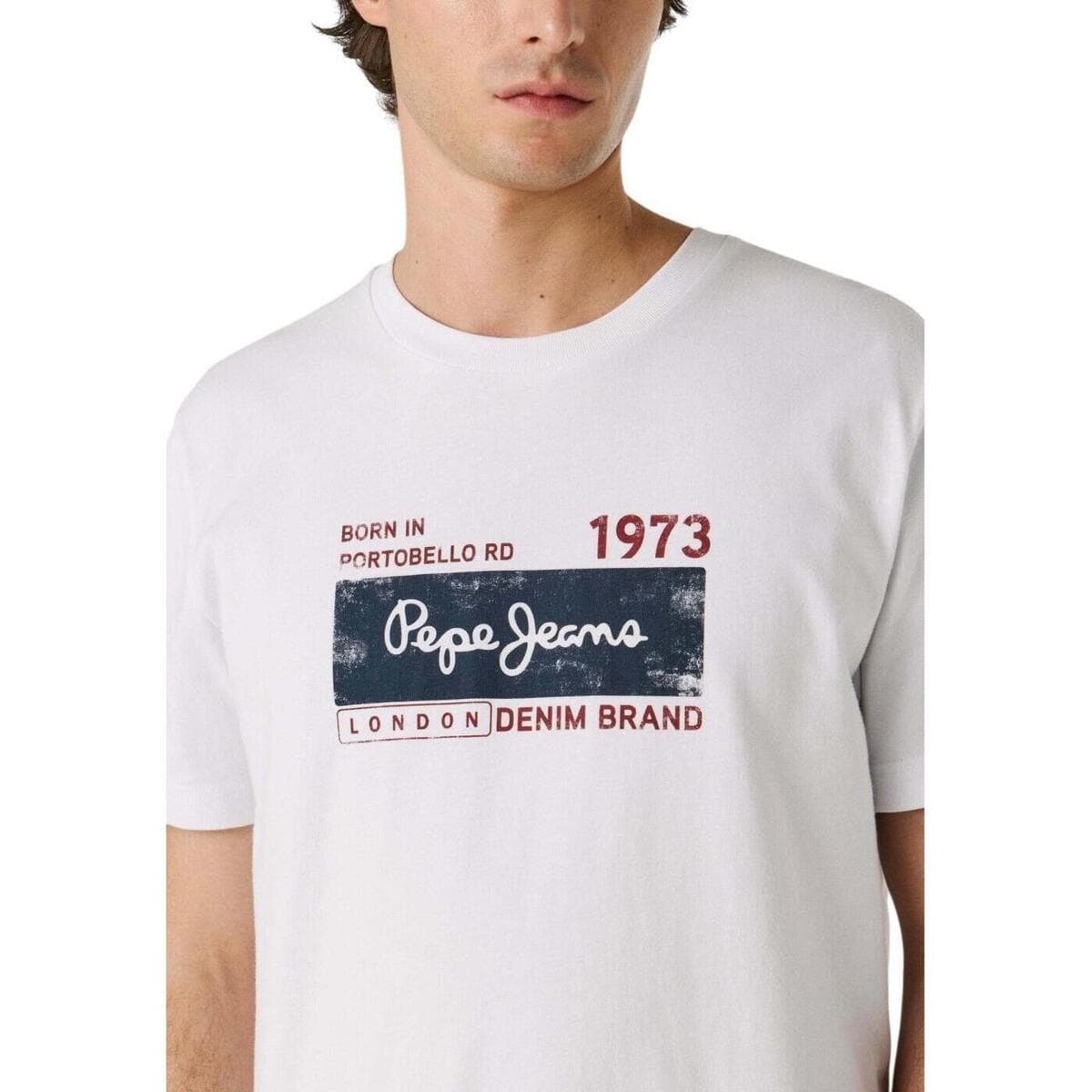 Men's T-Shirts Pepe Jeans White