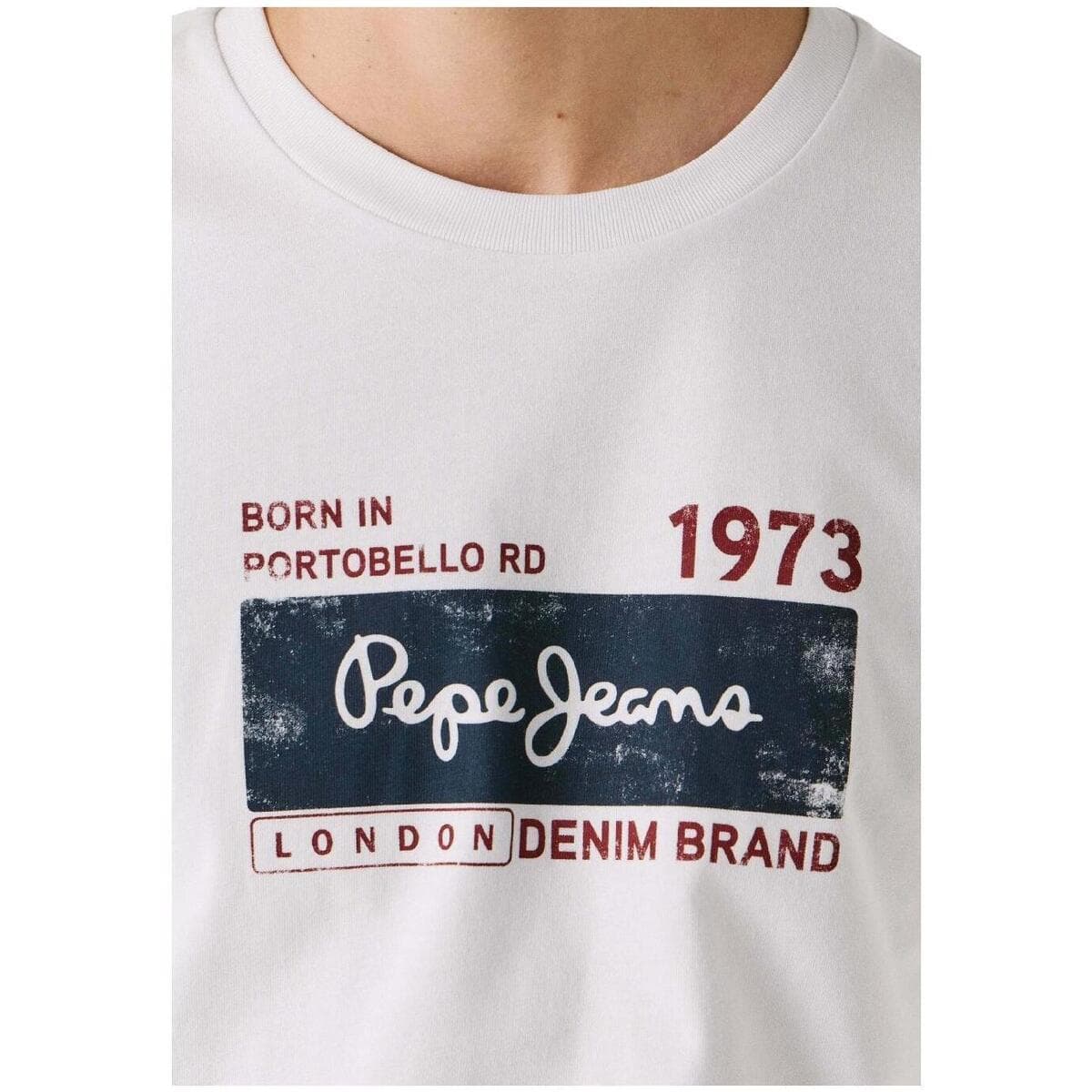 Men's T-Shirts Pepe Jeans White