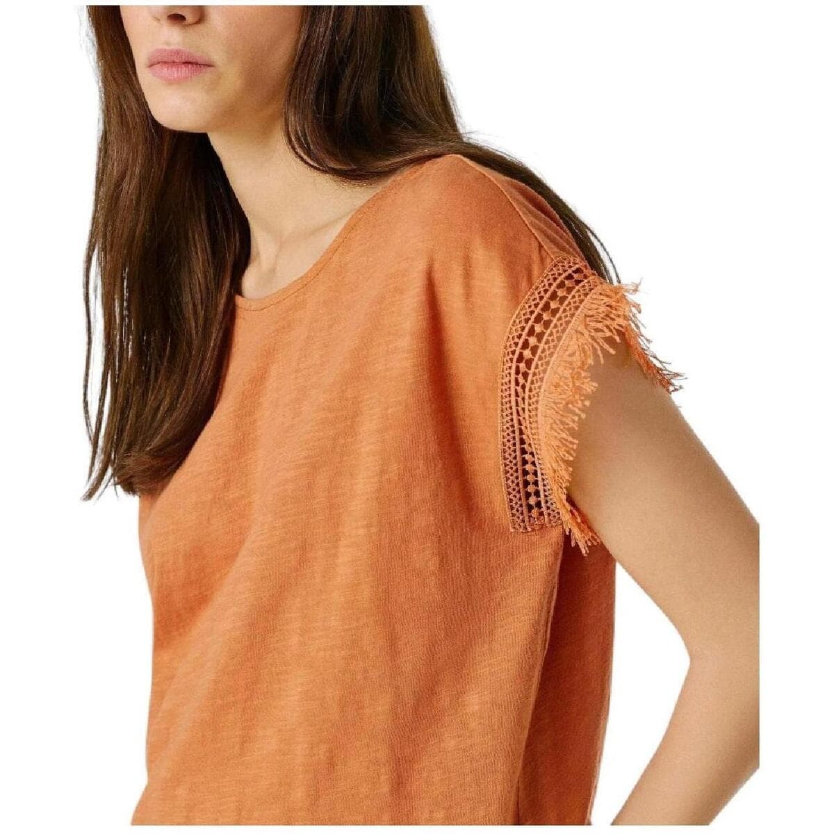 Women's T-Shirts Pepe Jeans Orange