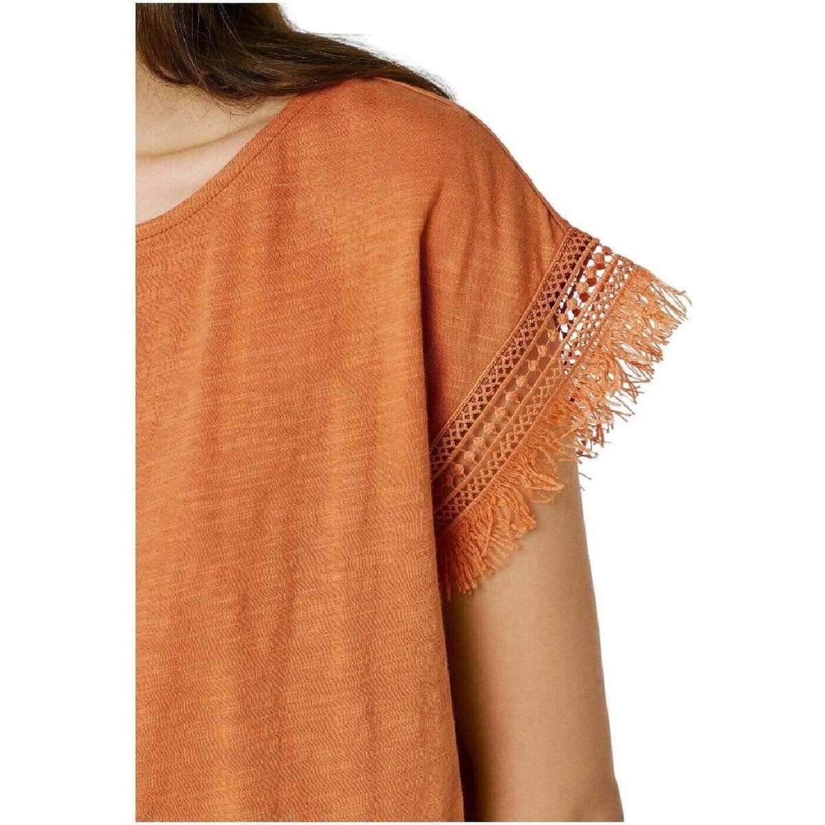 Women's T-Shirts Pepe Jeans Orange