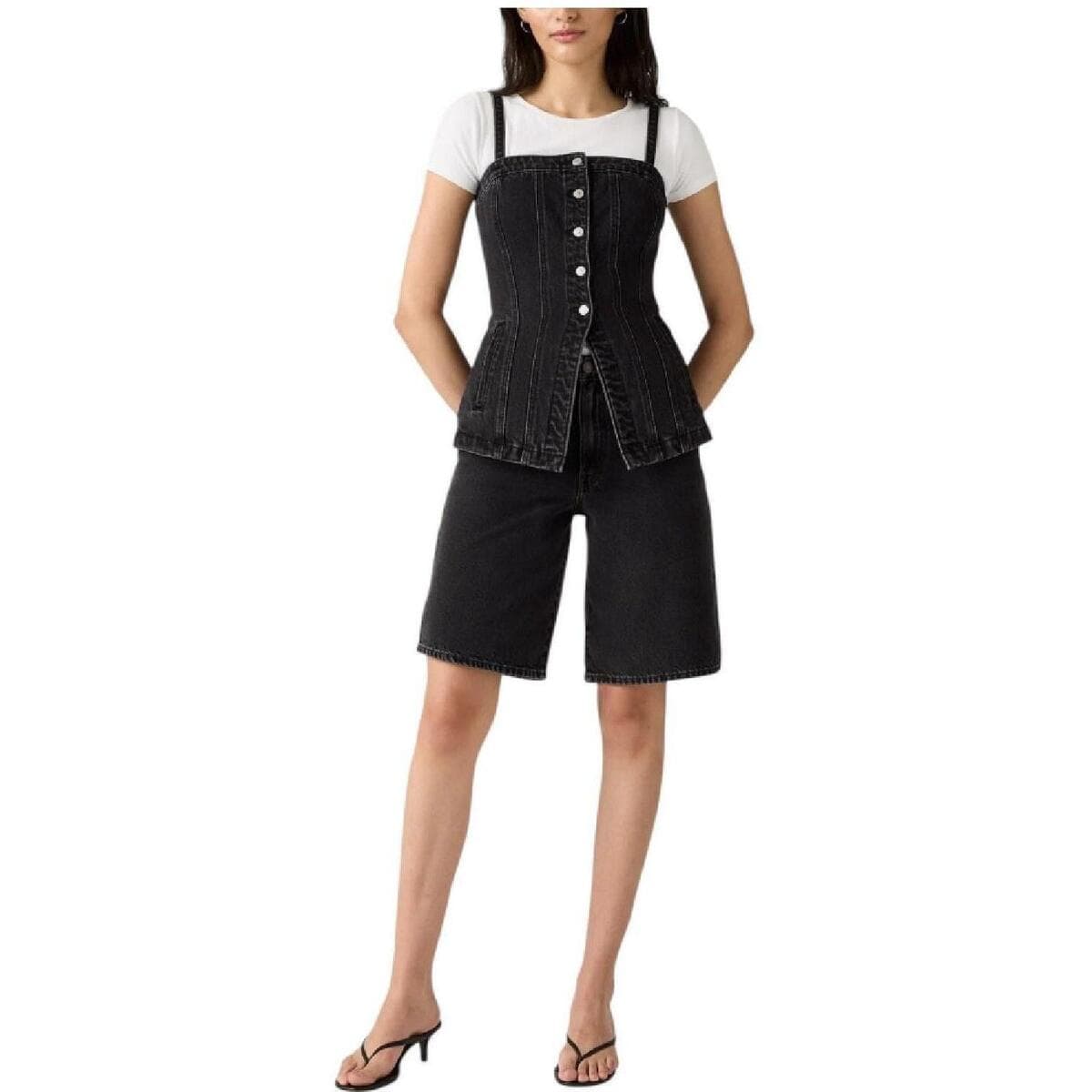 Women's Shorts Levis Black