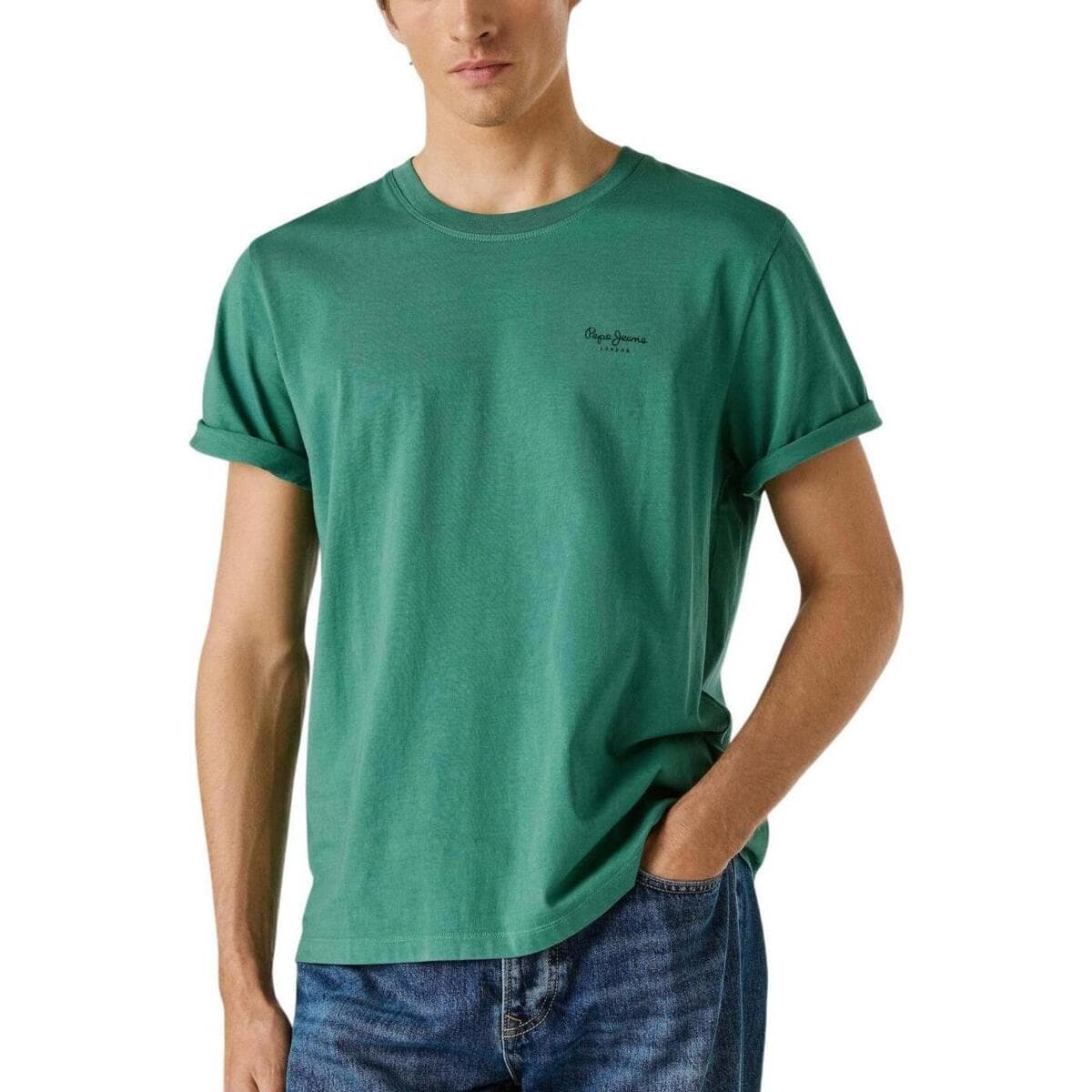 Men's T-Shirts Pepe Jeans Green