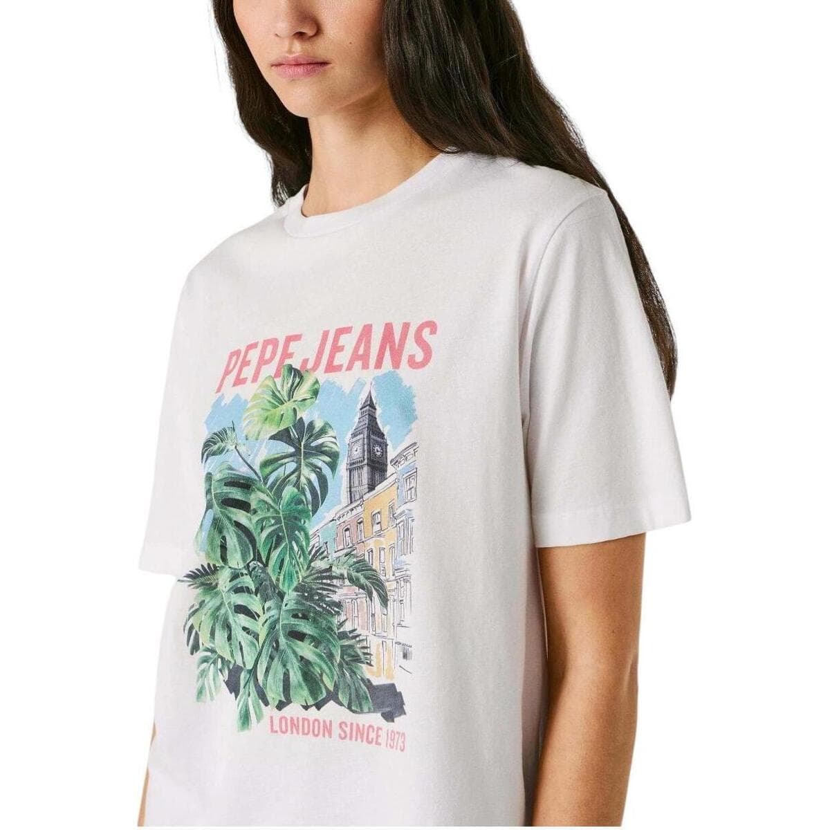 Women's T-Shirts Pepe Jeans White