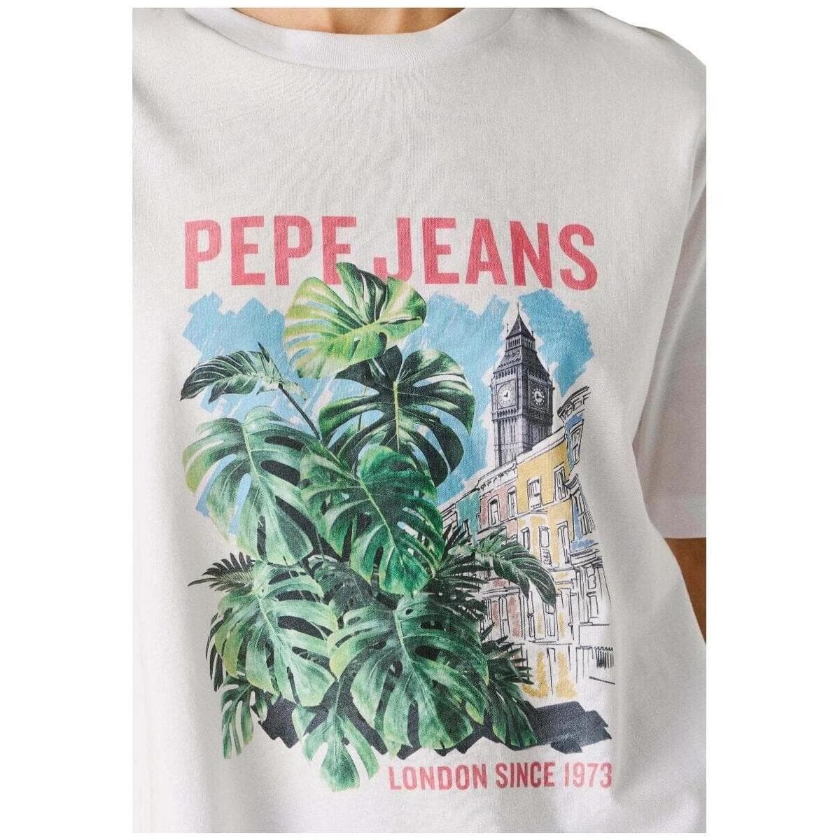 Women's T-Shirts Pepe Jeans White