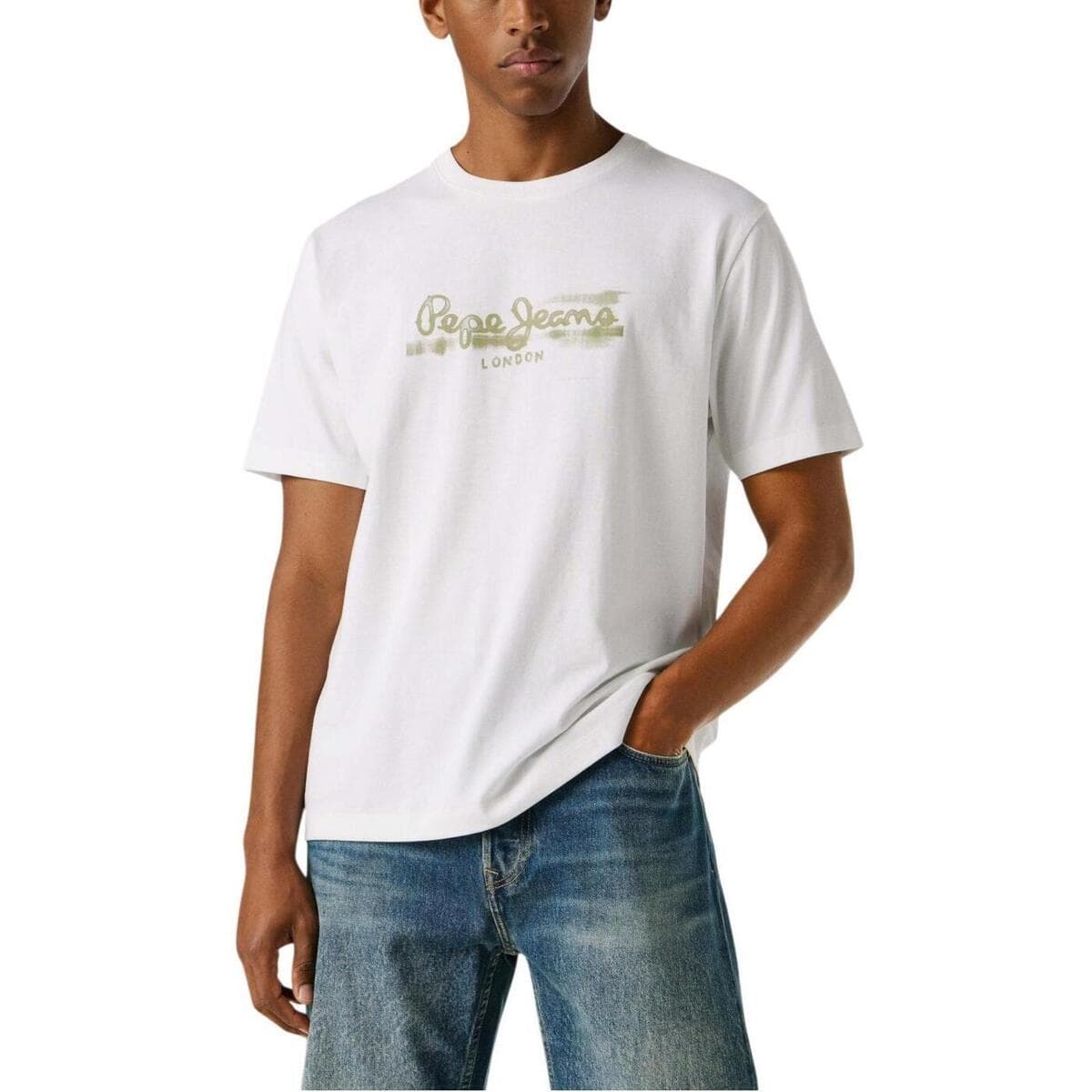 Men's T-Shirts Pepe Jeans White