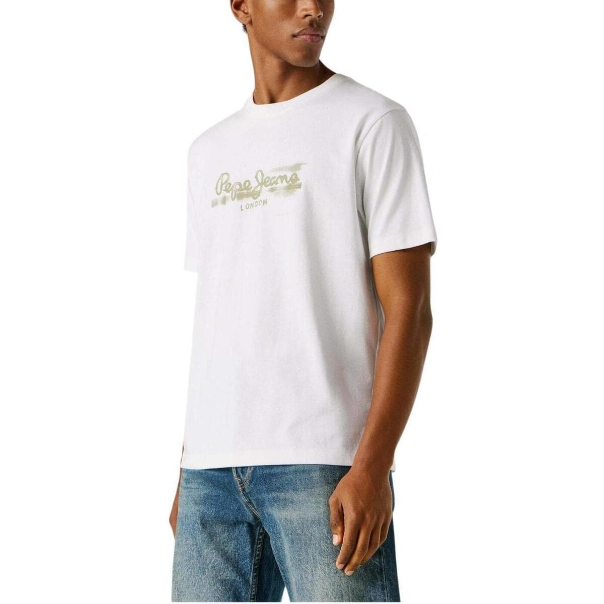 Men's T-Shirts Pepe Jeans White