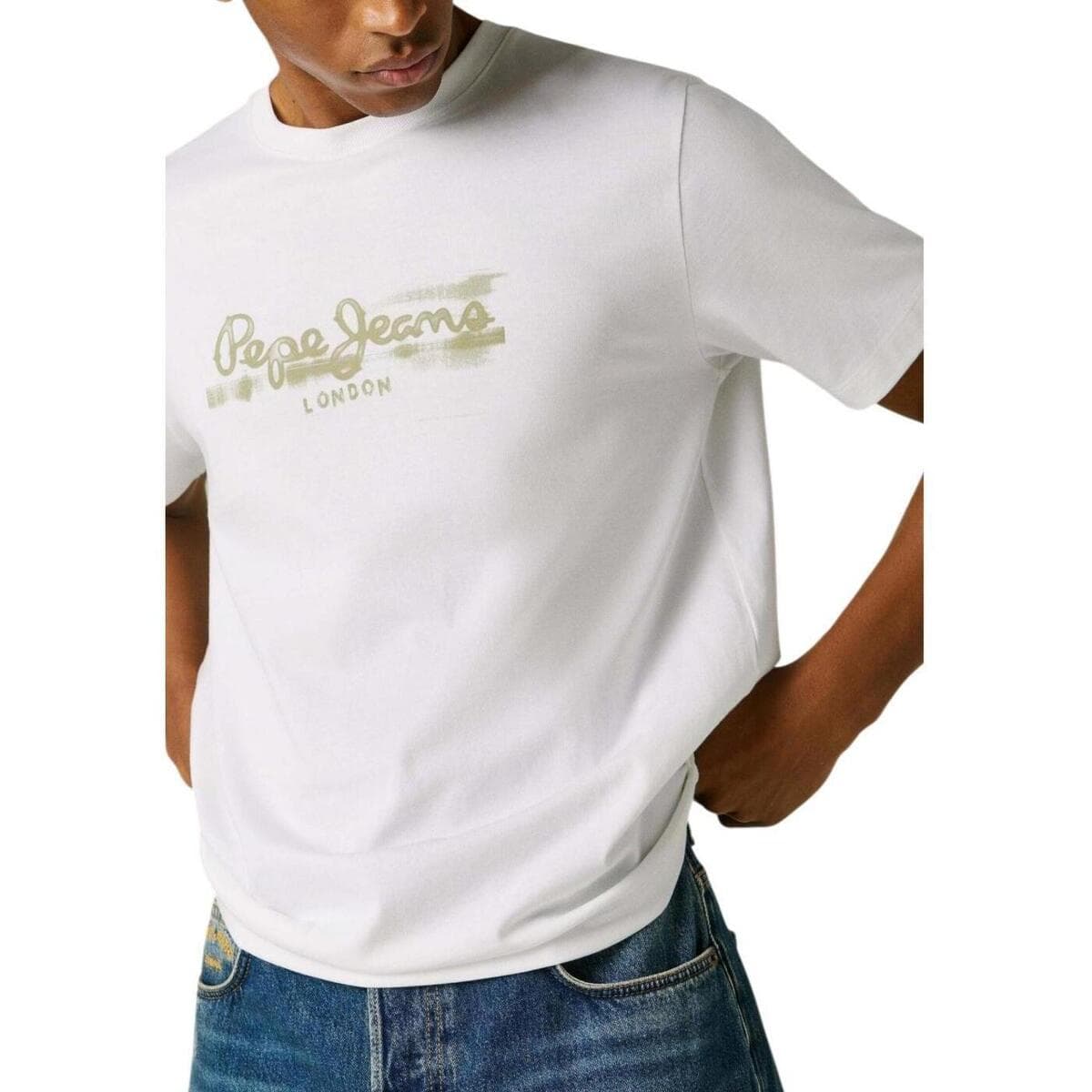 Men's T-Shirts Pepe Jeans White
