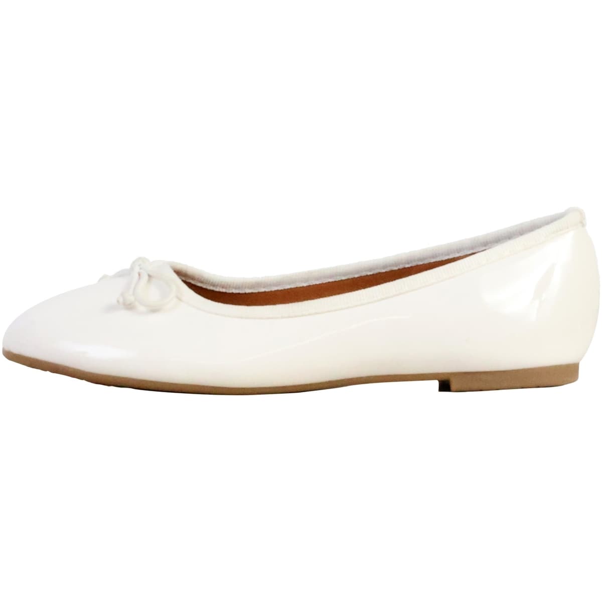 Women's Ballet Flats Super Mode White