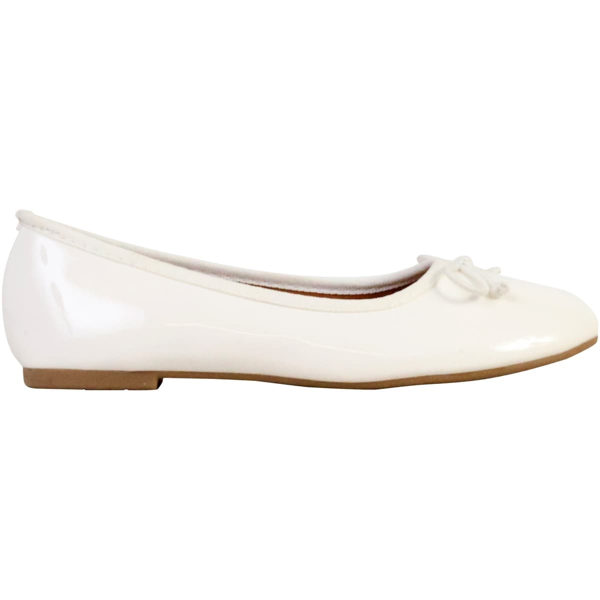 Women's Ballet Flats Super Mode White
