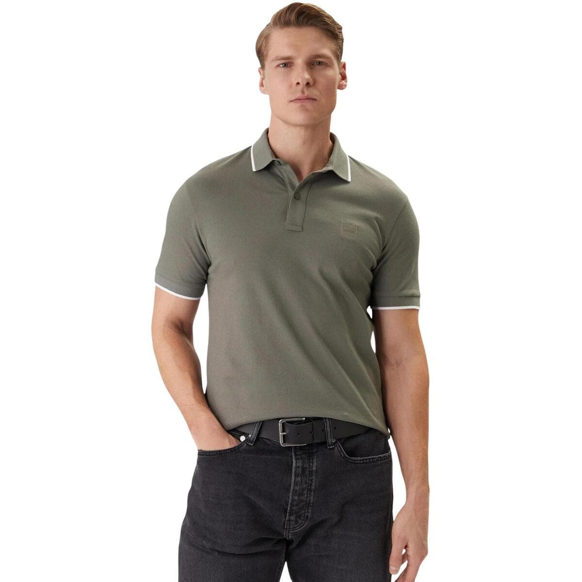Men's Polo Shirts BOSS Gray