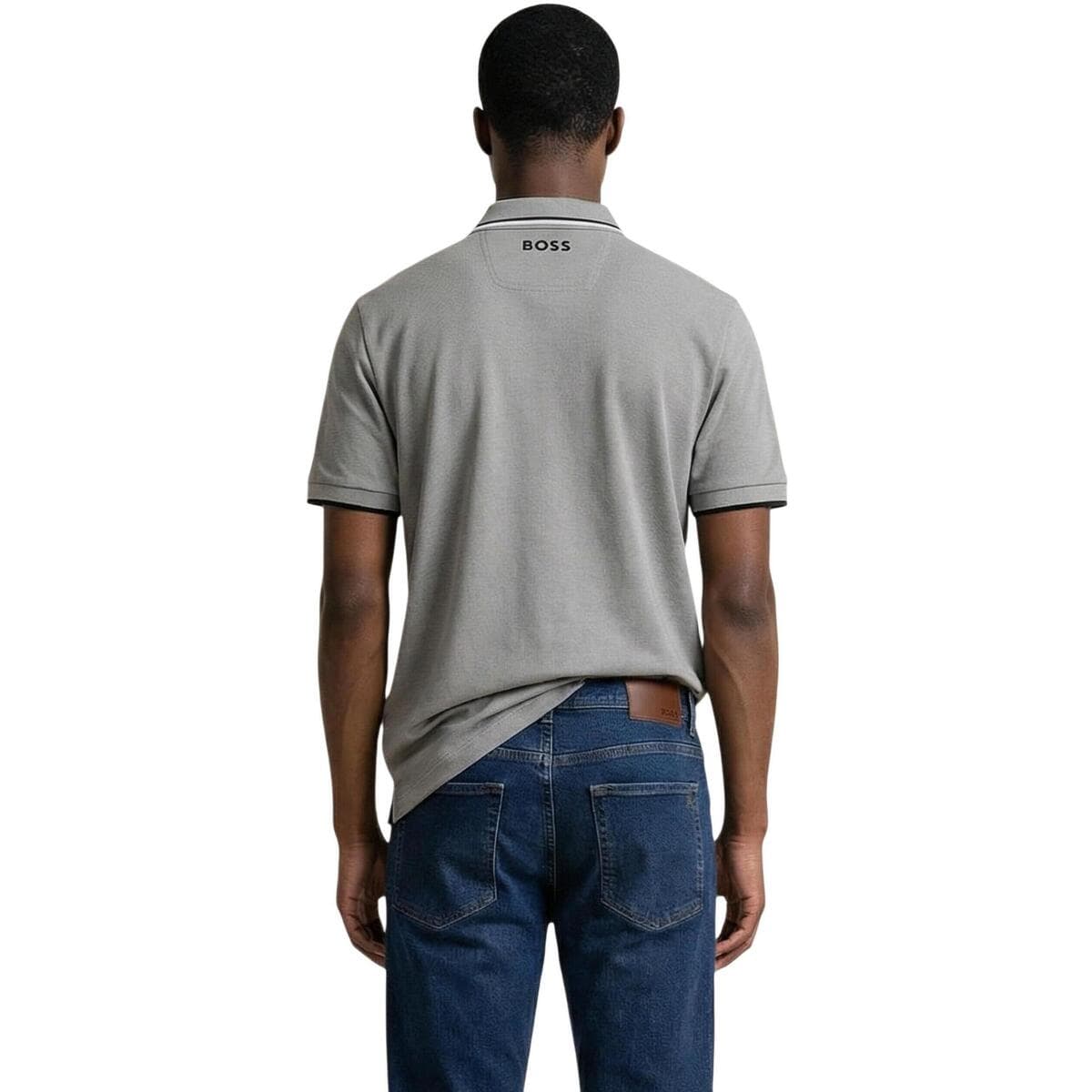 Men's Polo Shirts BOSS Gray