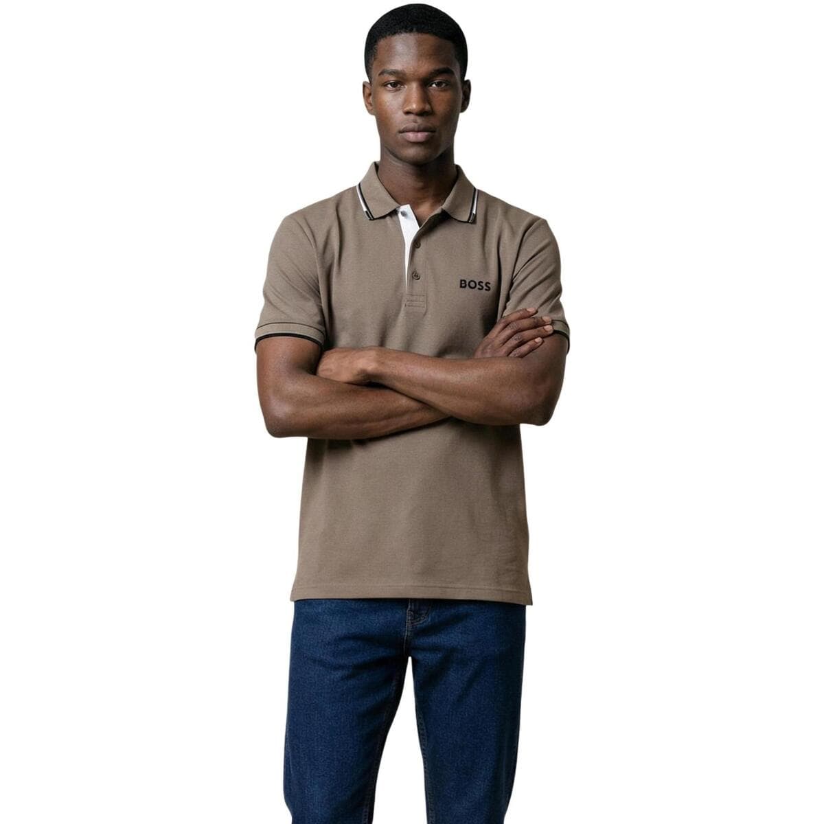 Men's Polo Shirts BOSS Beige
