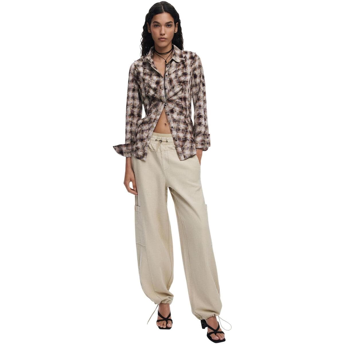 Women's Shirts Desigual Brown