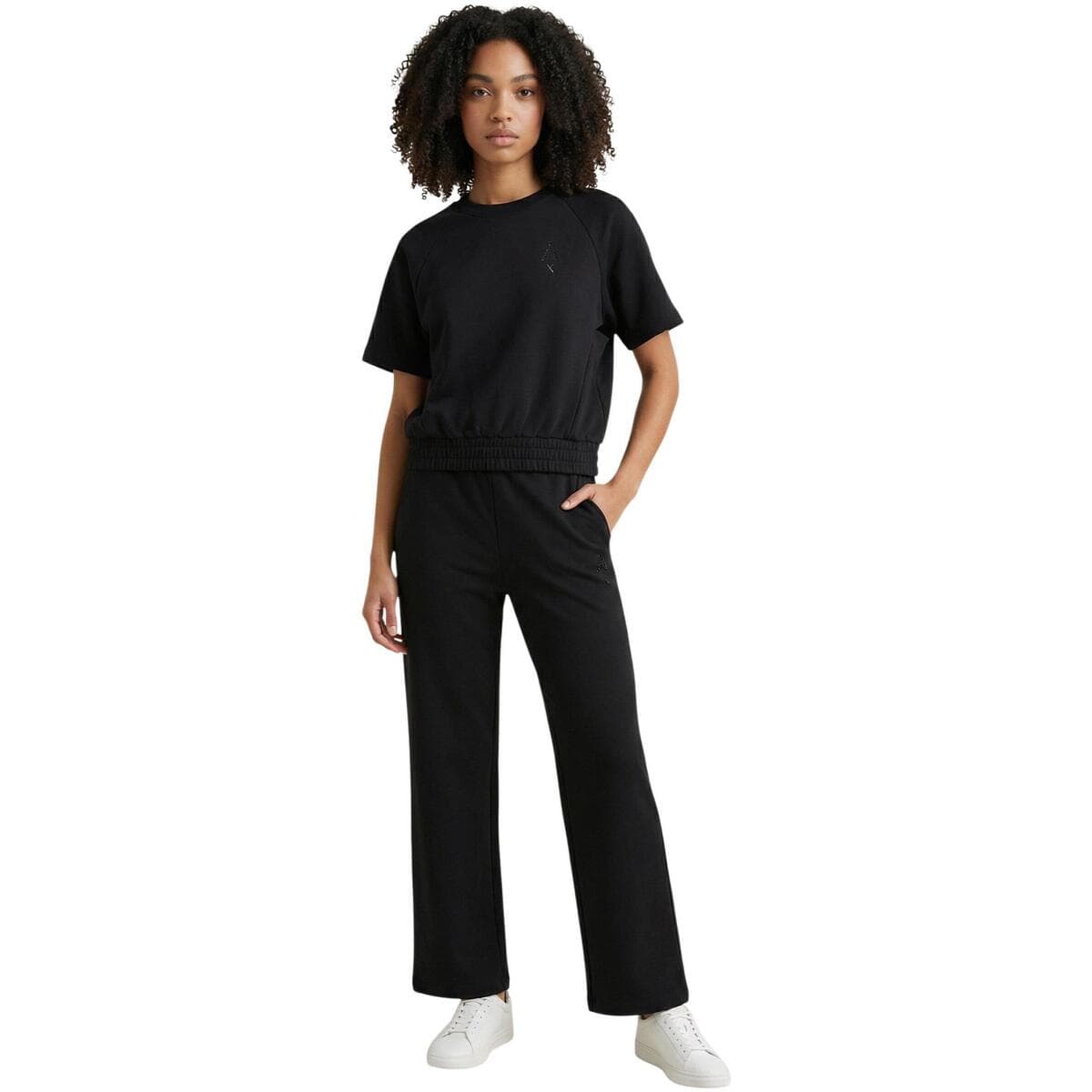 Women's Sports T-Shirts EAX Black