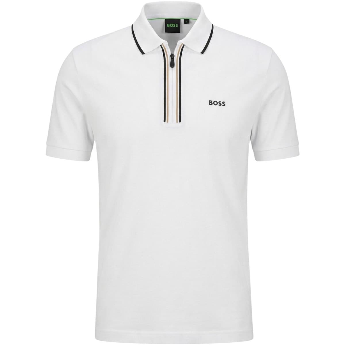 Men's Polo Shirts BOSS White