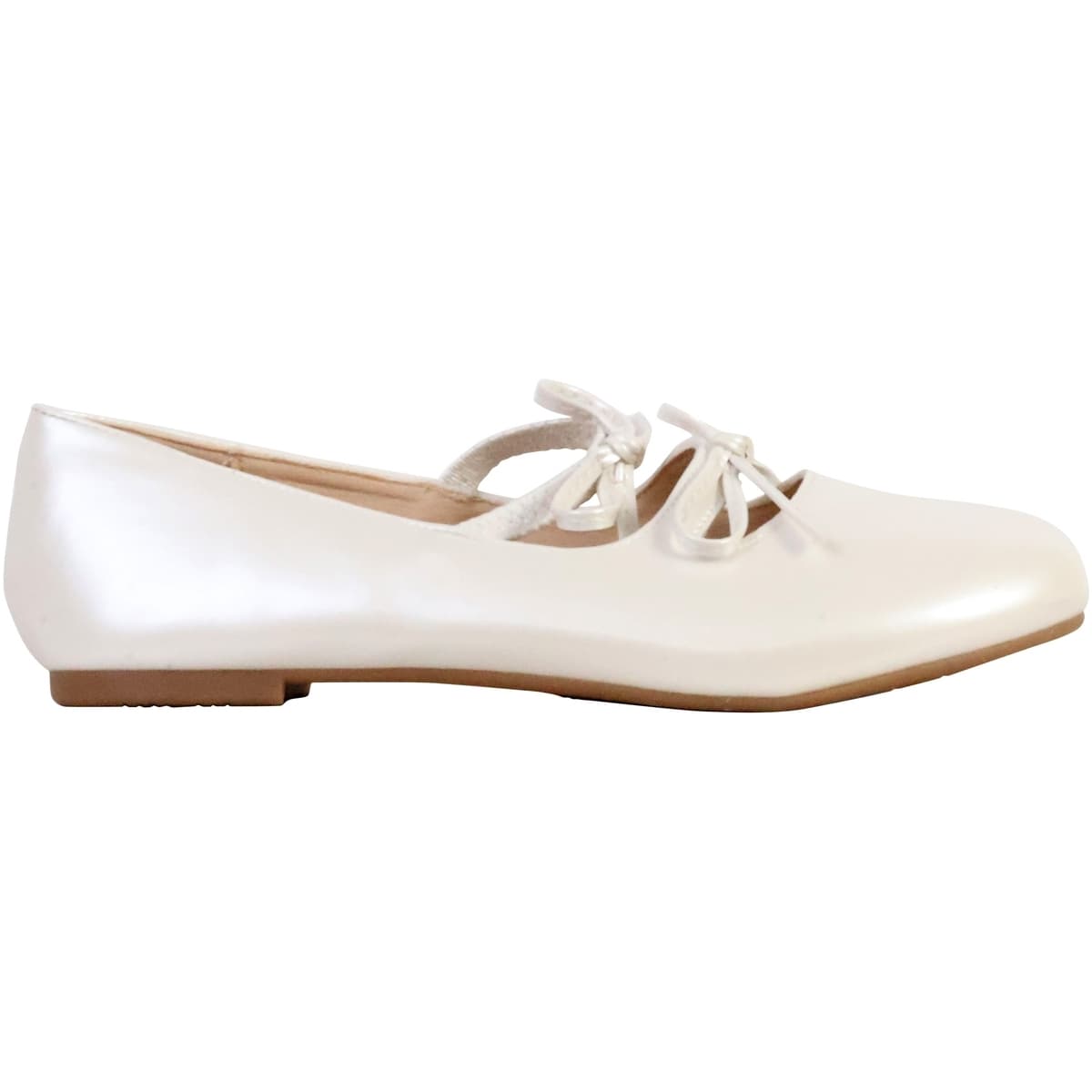Women's Ballet Flats Super Mode White