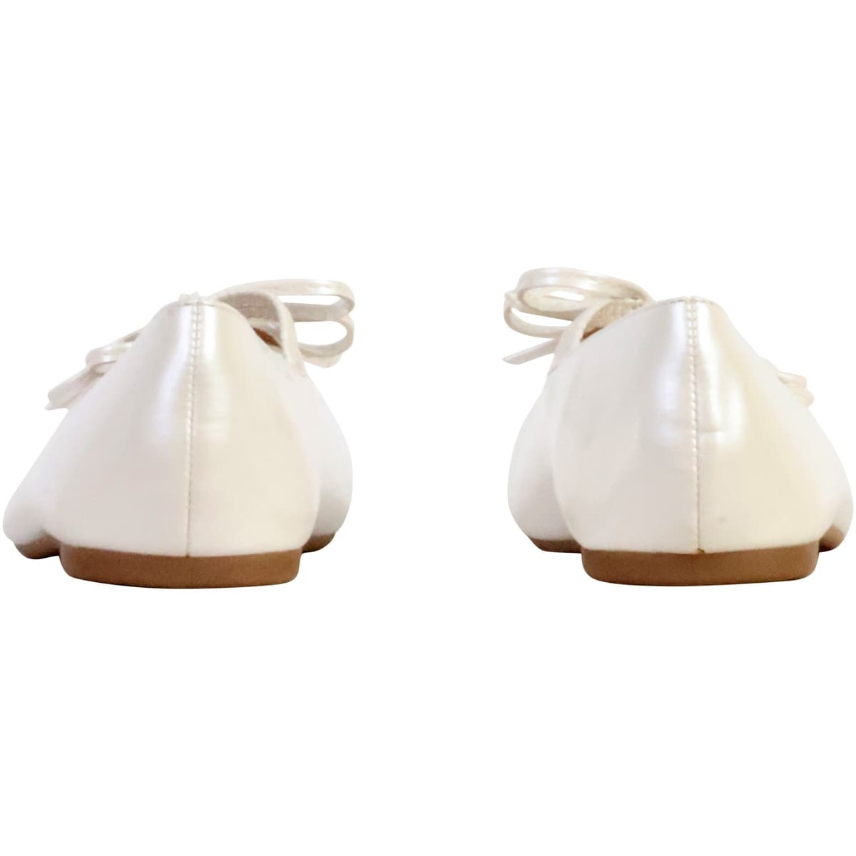 Women's Ballet Flats Super Mode White