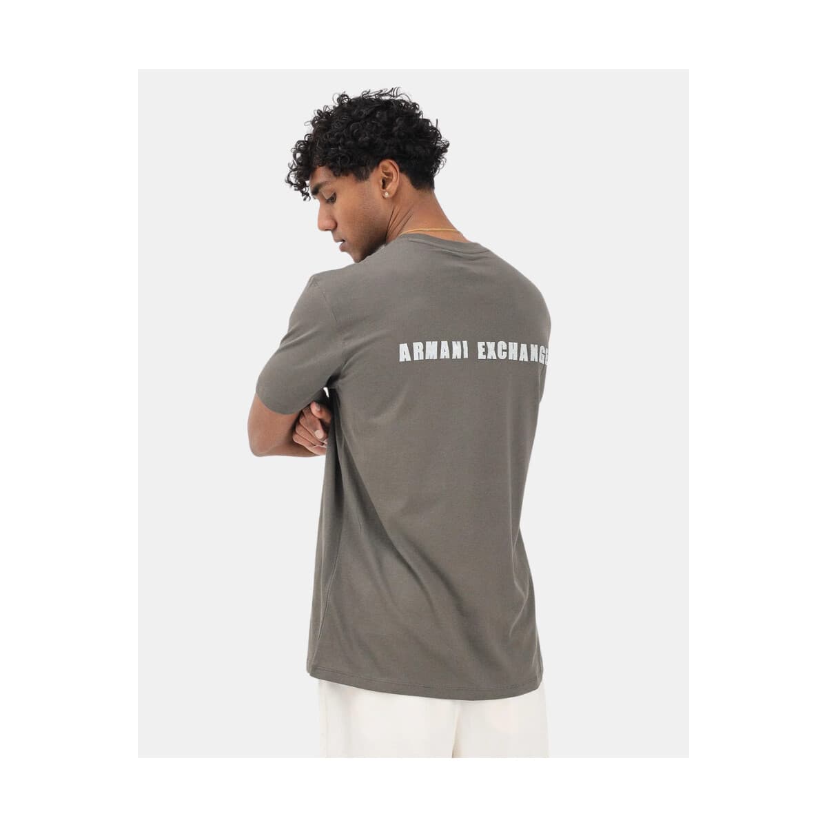 Men's T-Shirts EAX Green