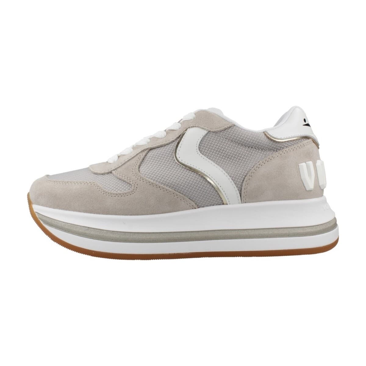 Women's Sneakers Voile Blanche Brown