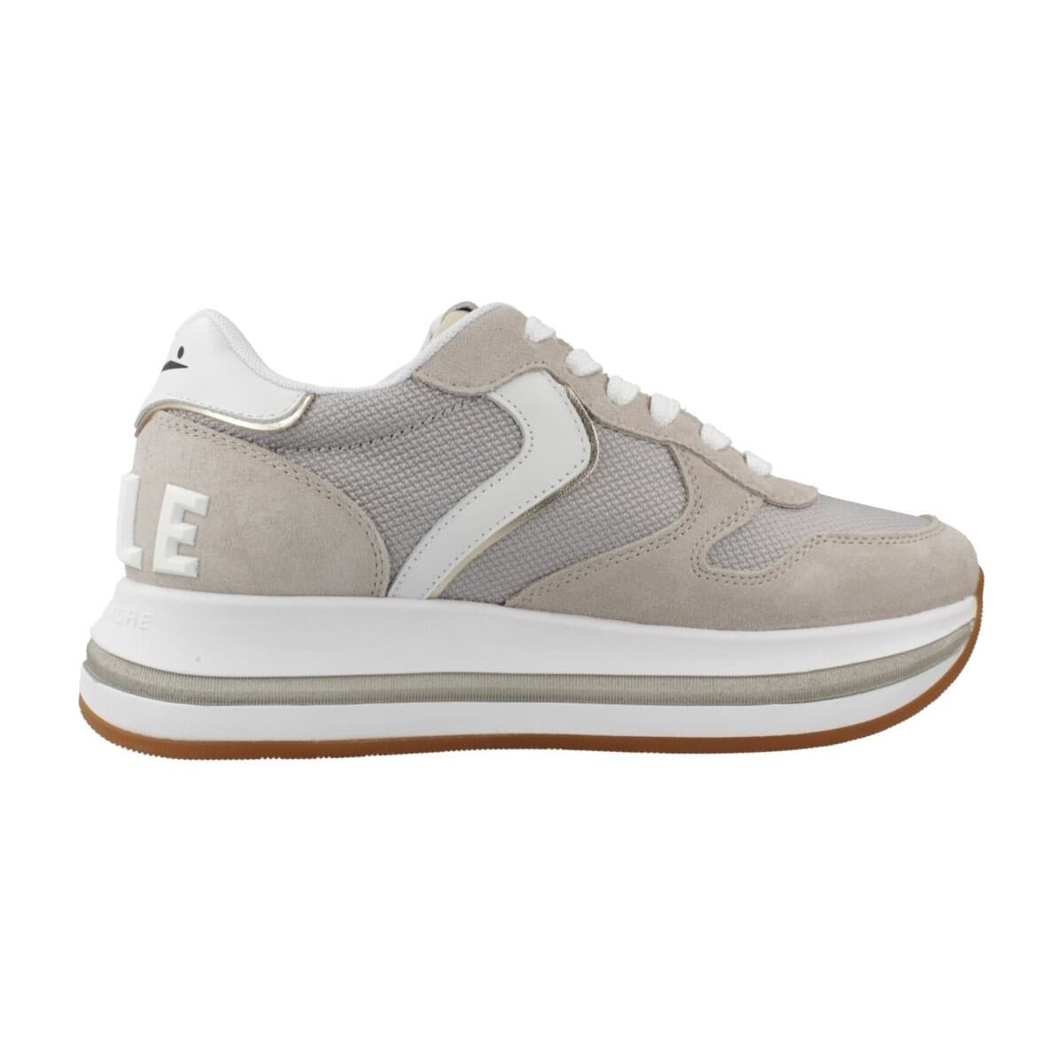 Women's Sneakers Voile Blanche Brown