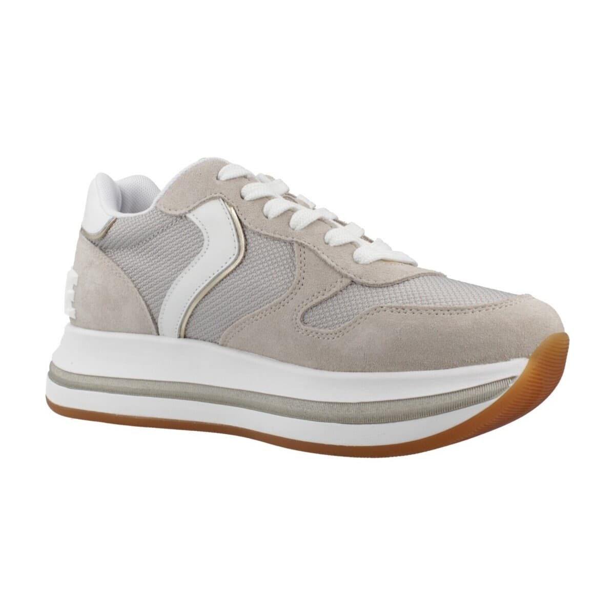 Women's Sneakers Voile Blanche Brown