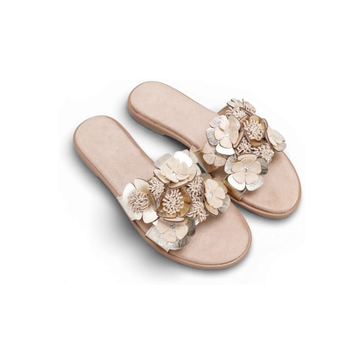 Women's Flip Flops La Modeuse Gold