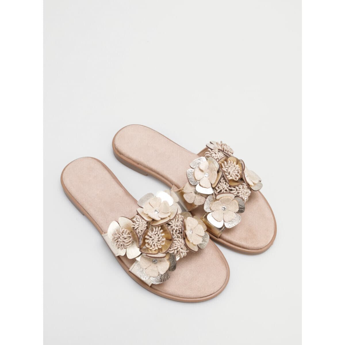 Women's Flip Flops La Modeuse Gold