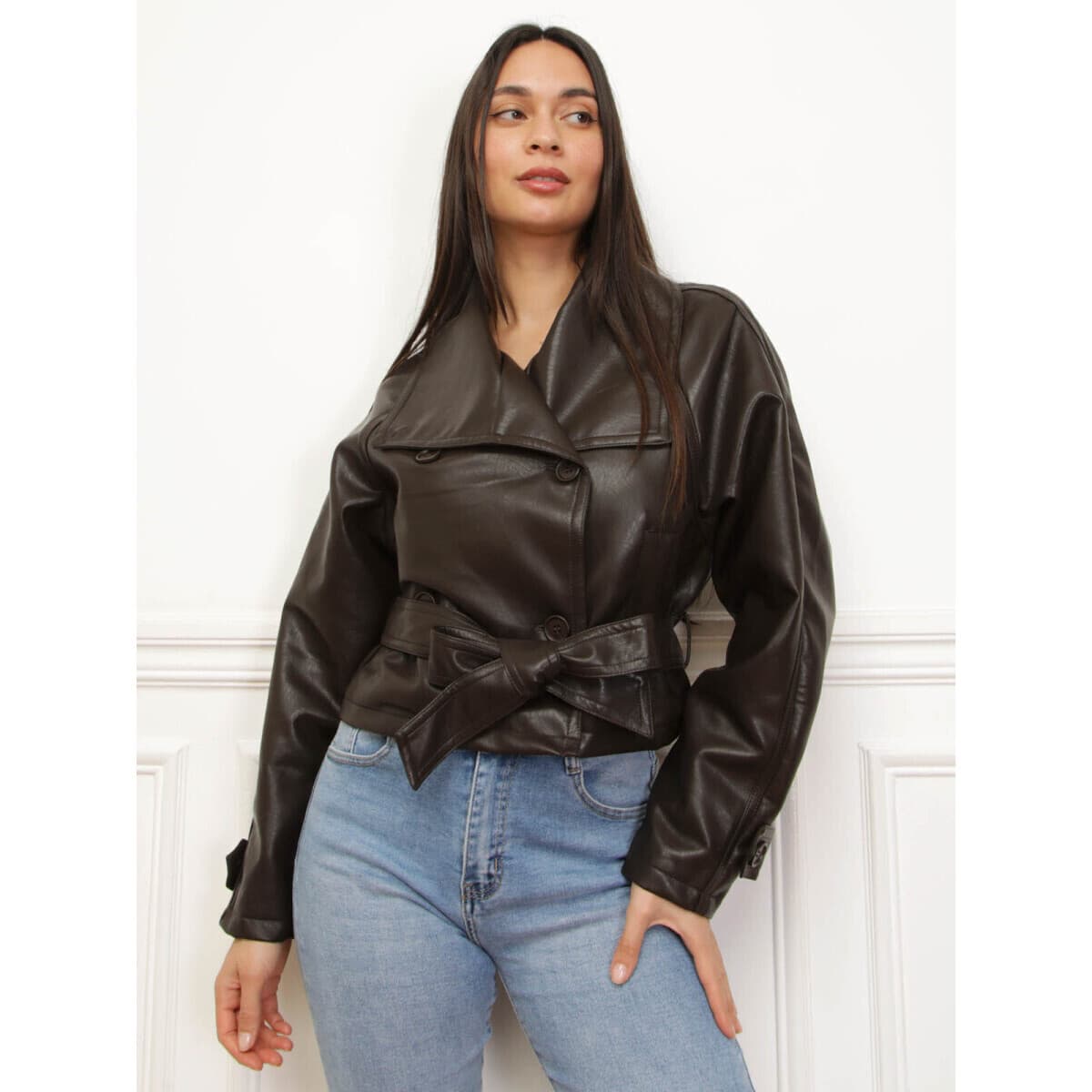 Women's Jackets La Modeuse Brown