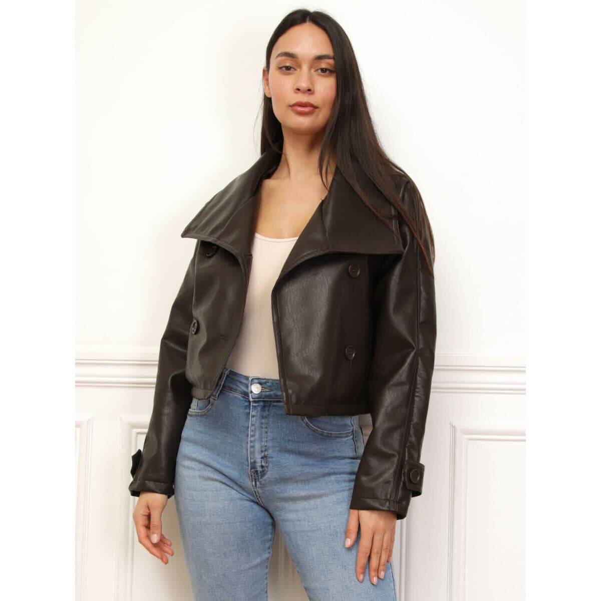 Women's Jackets La Modeuse Brown