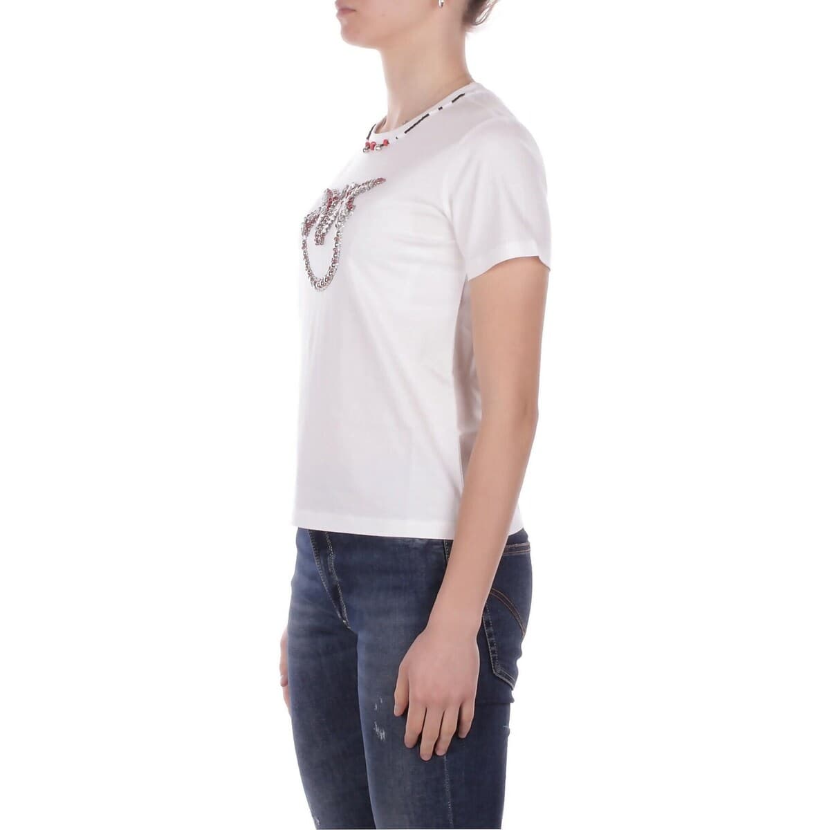Women's T-Shirts Pinko White