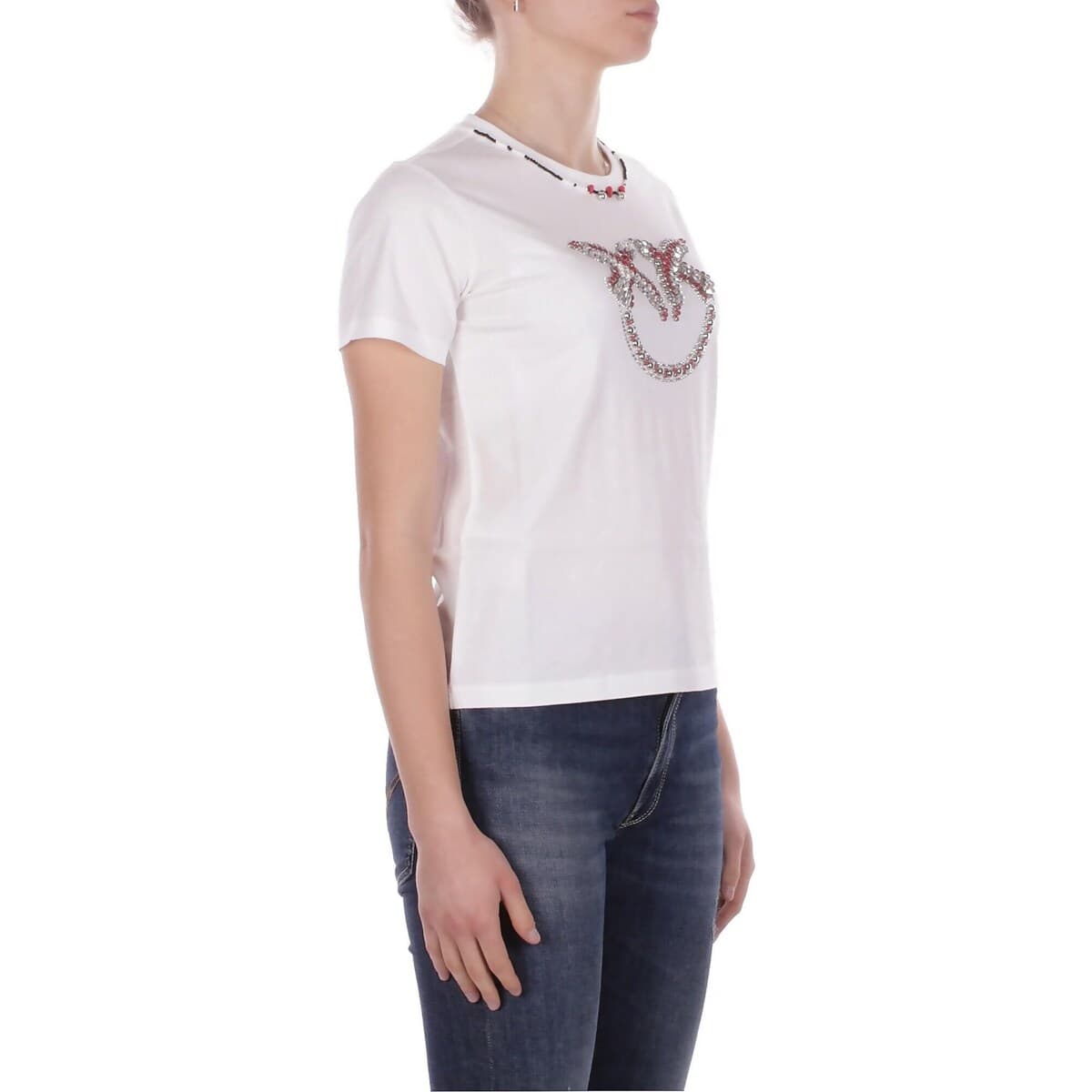 Women's T-Shirts Pinko White
