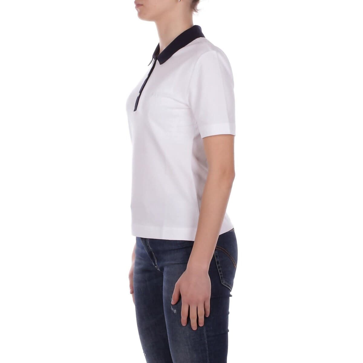 Women's Polo Shirts Fay White
