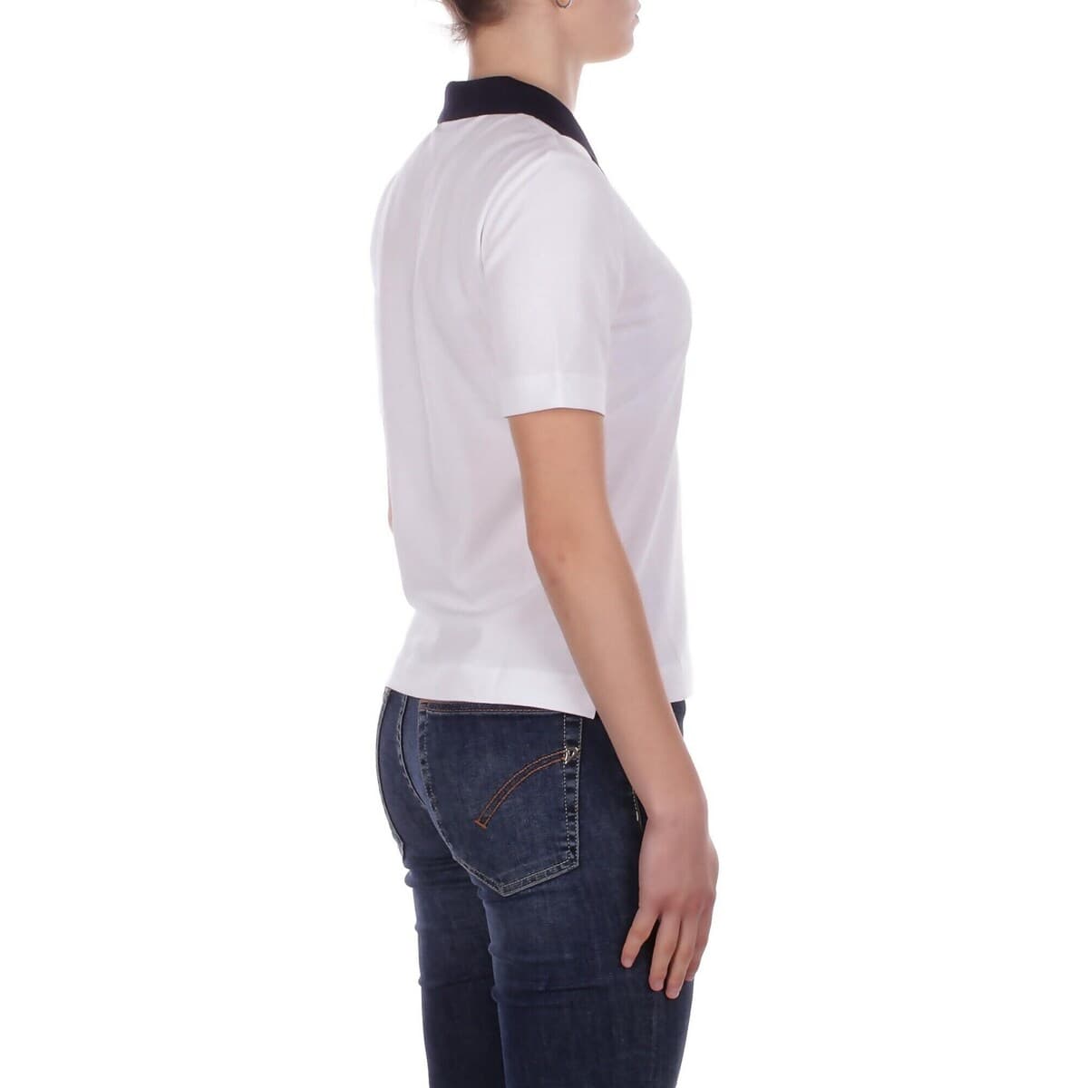 Women's Polo Shirts Fay White