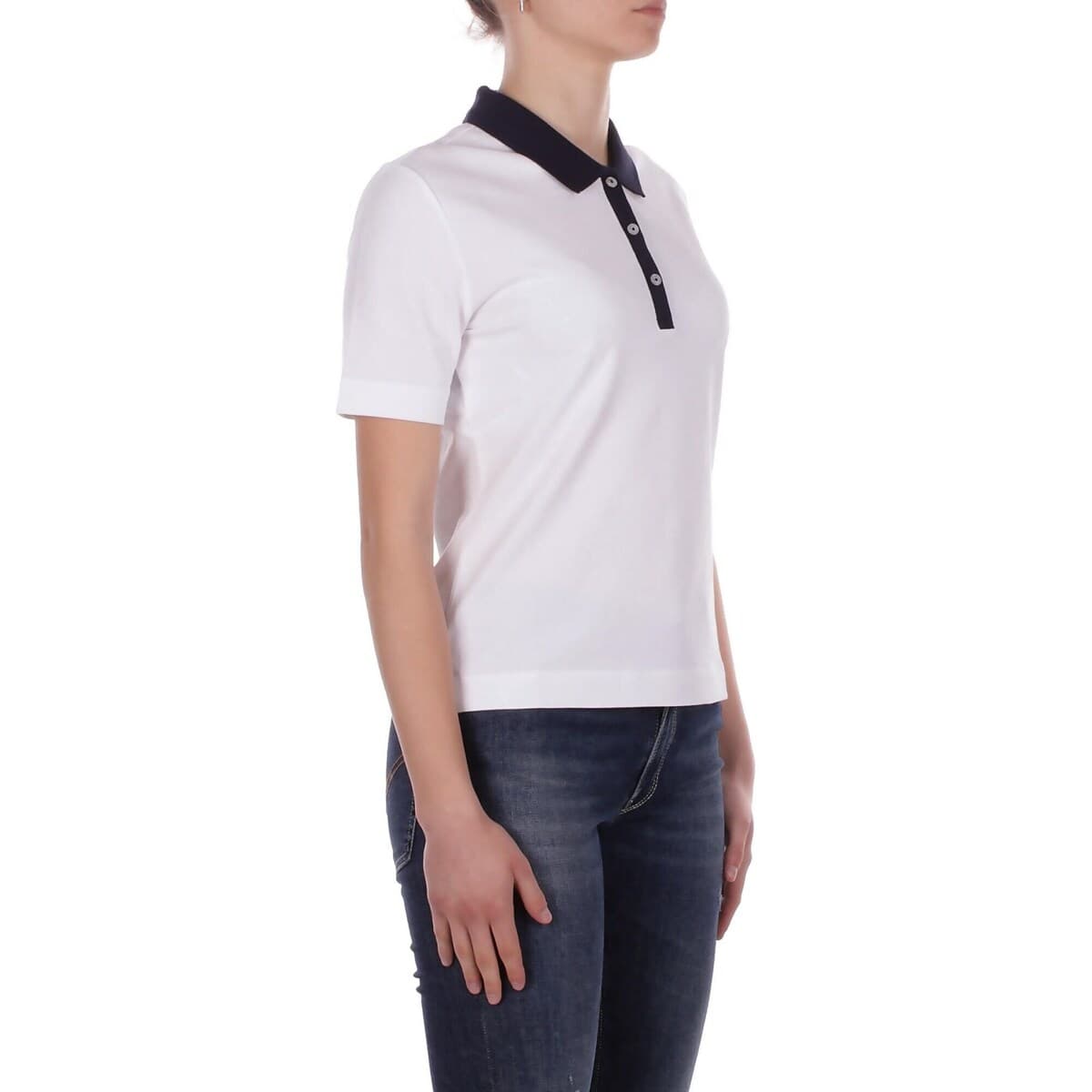Women's Polo Shirts Fay White