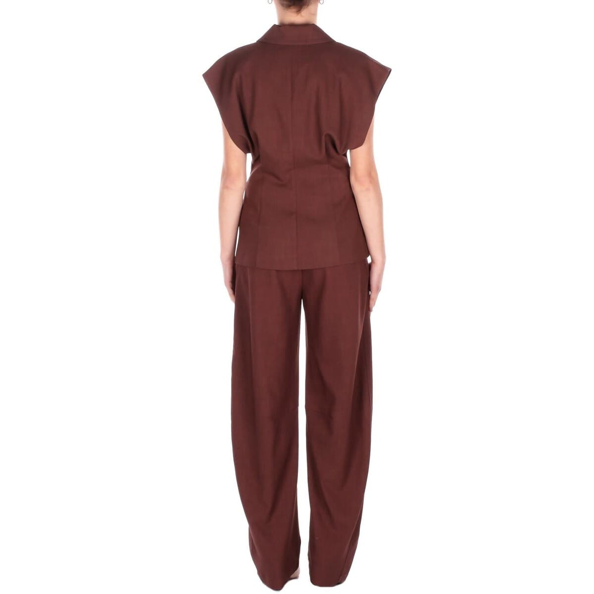 Women's Pants Pinko Brown