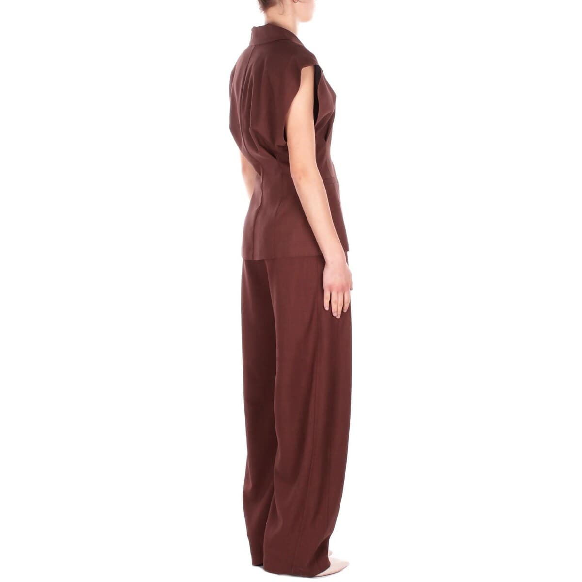 Women's Pants Pinko Brown