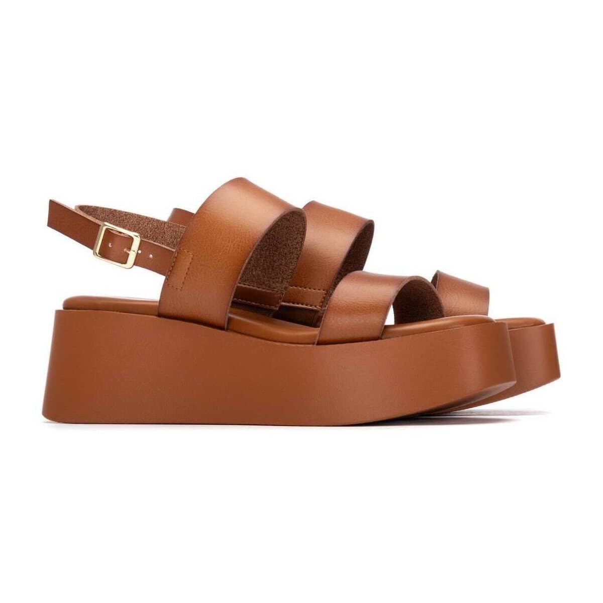 Women's Platforms Refresh Brown