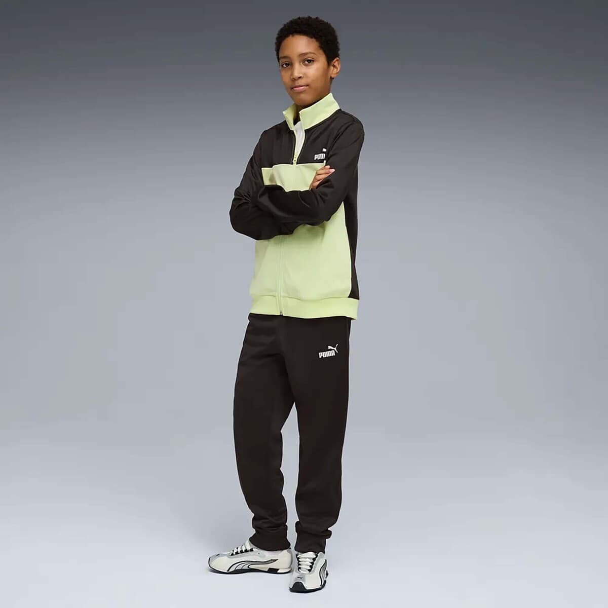 Boys' Tracksuits Puma Green