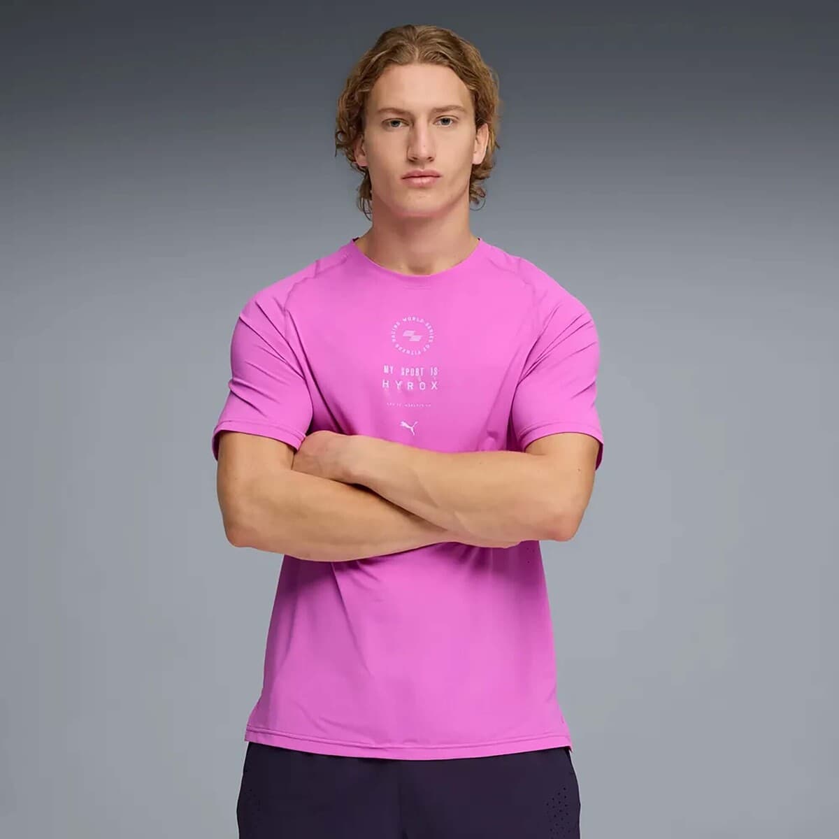 Men's Sports T-Shirts Puma Pink