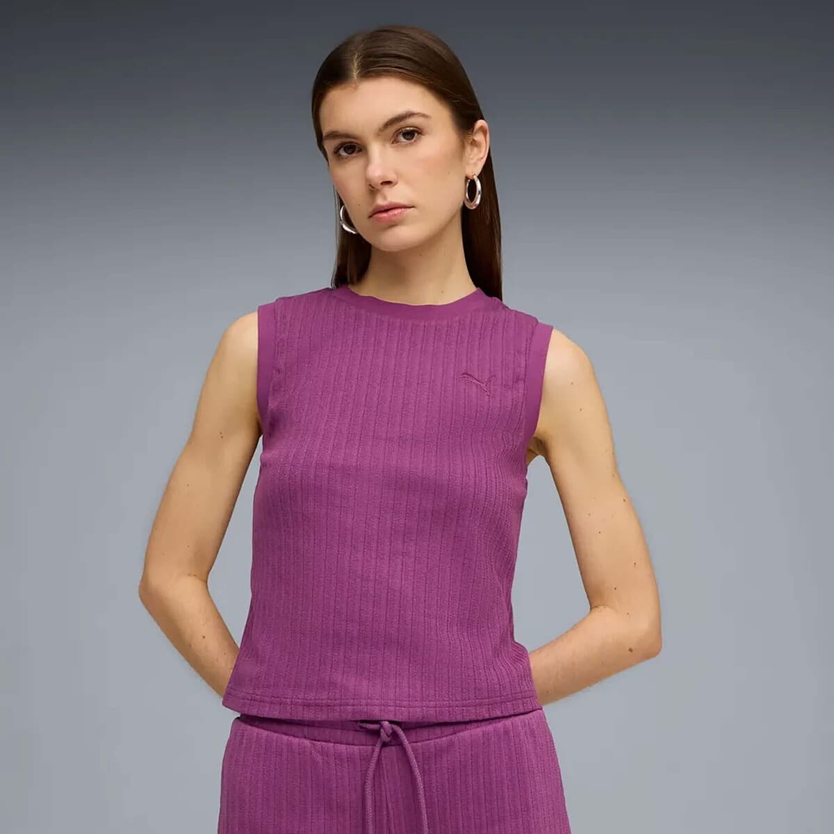 Women's Sleeveless Tops Puma Purple