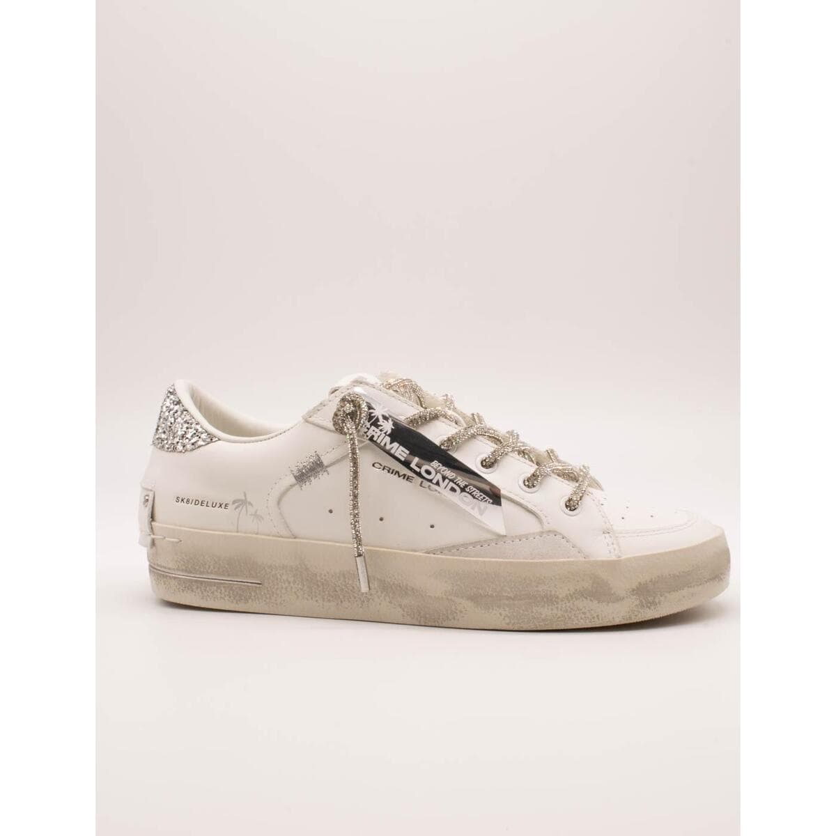 Women's Sneakers Crime London White