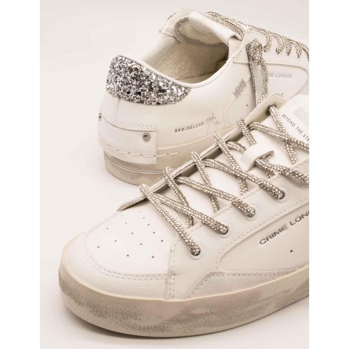 Women's Sneakers Crime London White